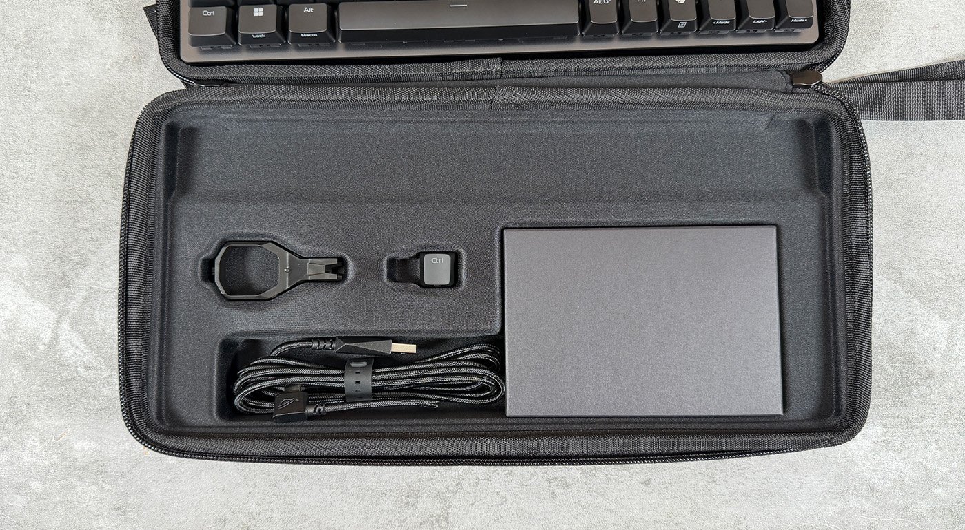 test du Asus rog falchion ace 75 he