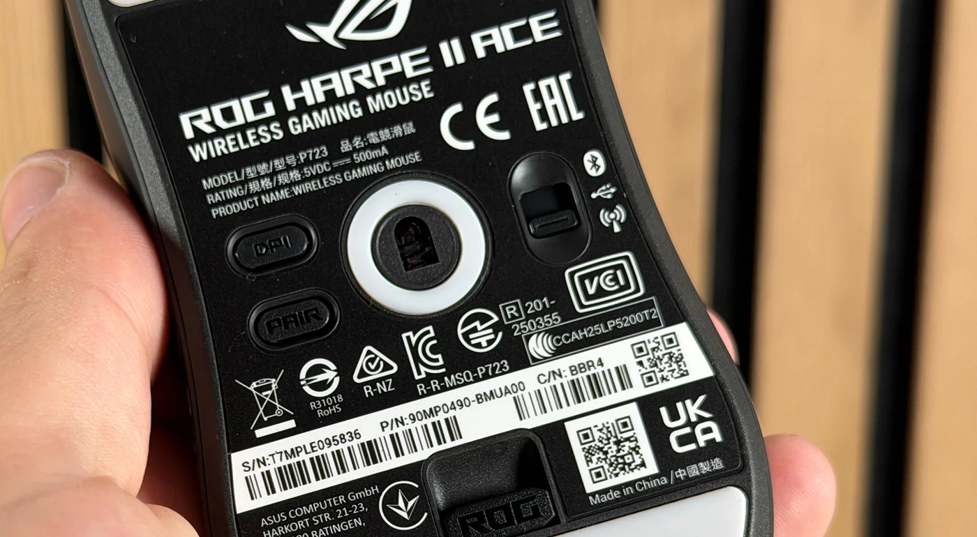 Test asus rog harpe II ace