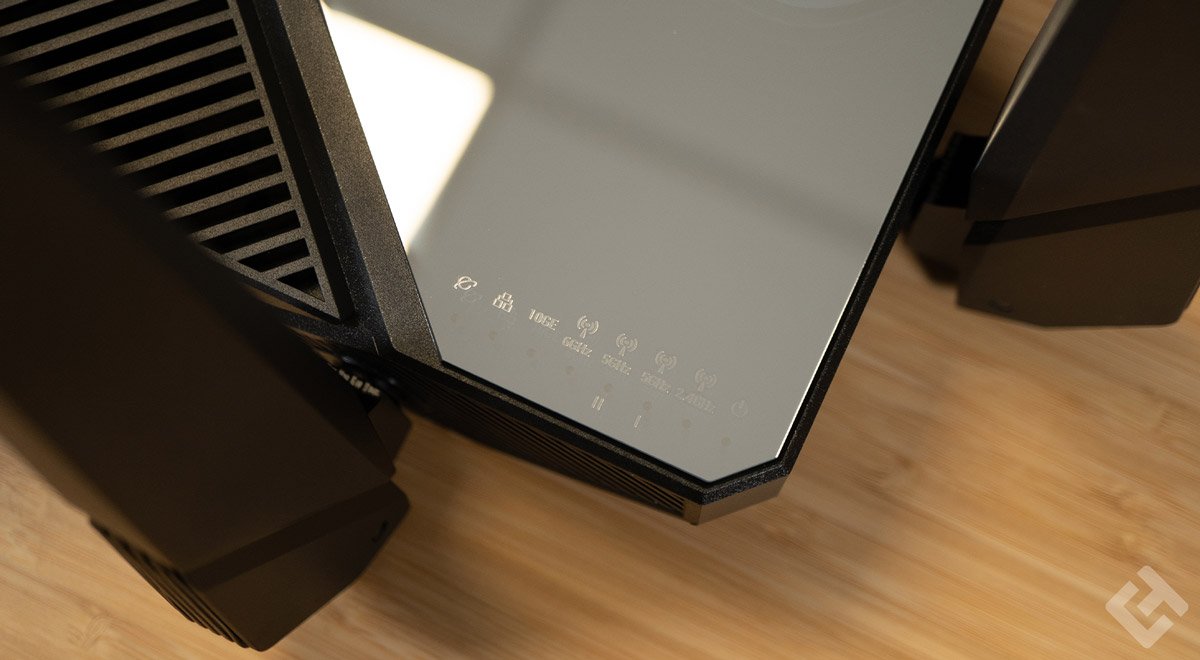leds d'activite du rog rapture gt axe16000