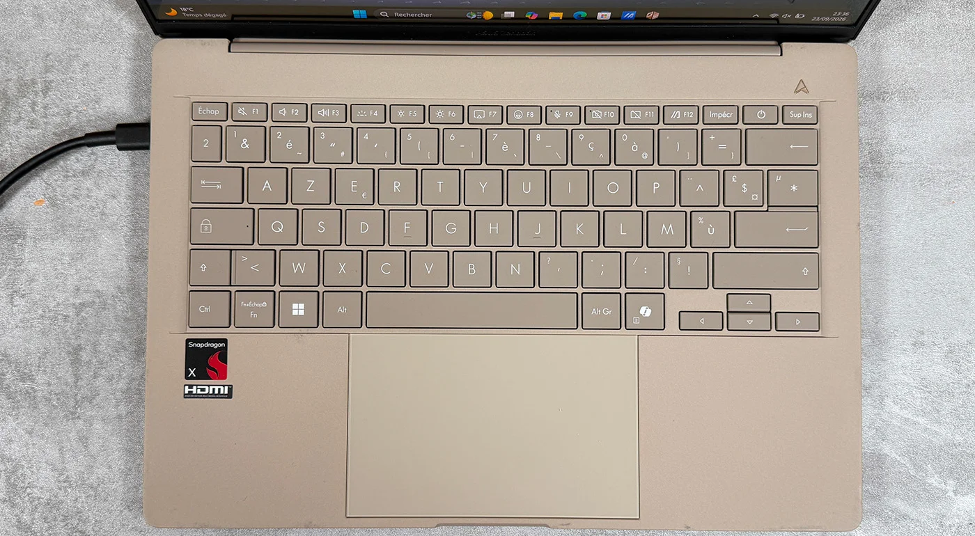 test du asus zenbook a14