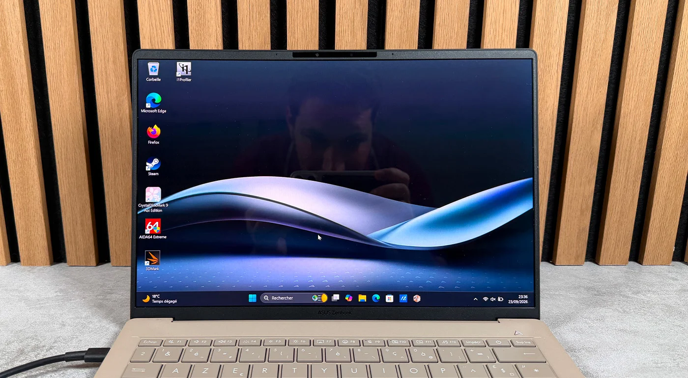 test du asus zenbook a14