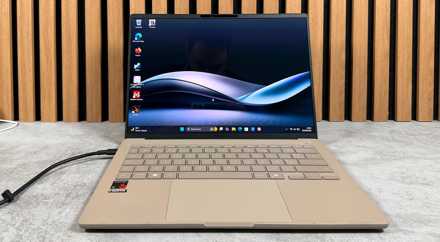test du asus zenbook a14