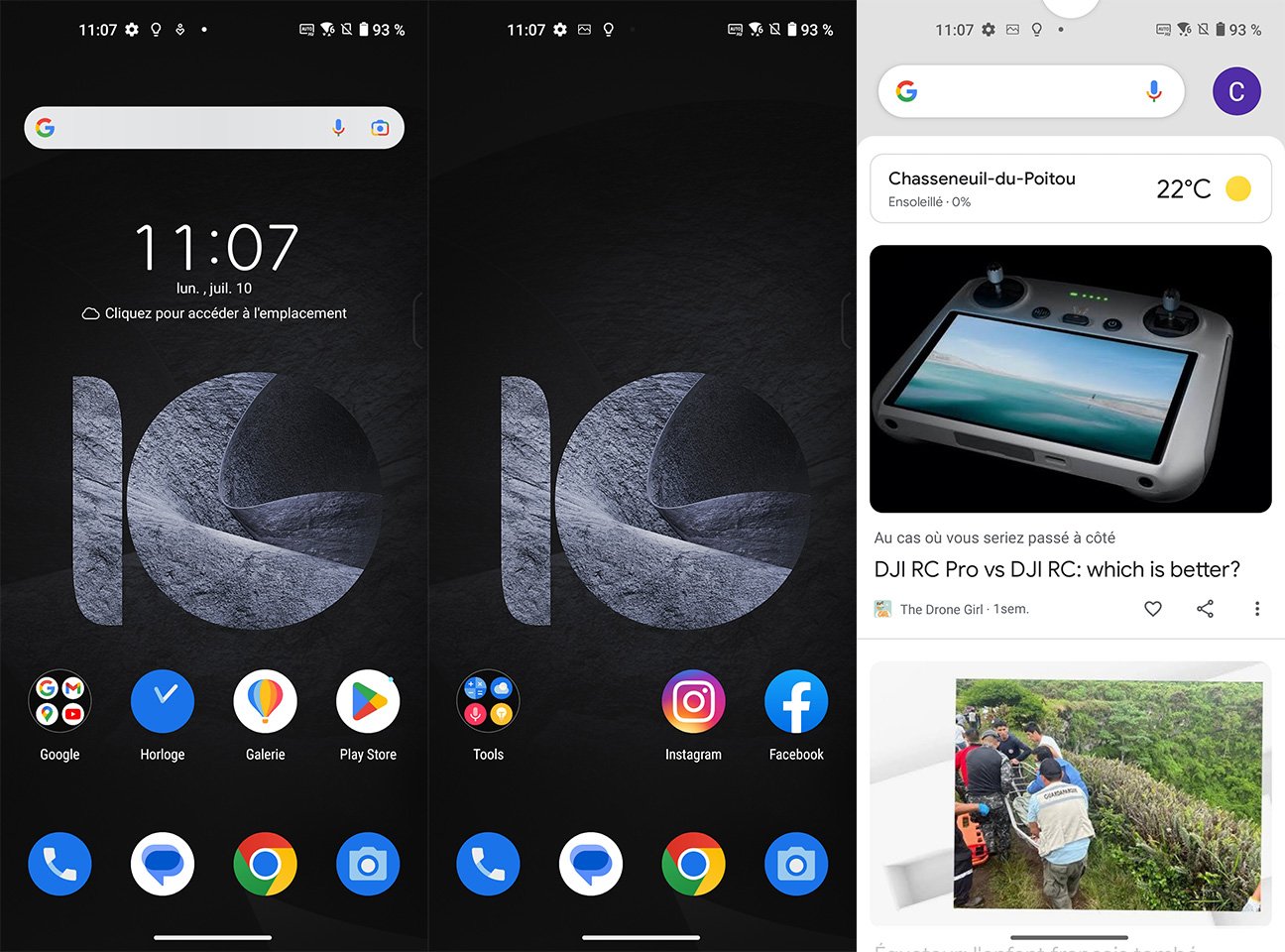 Interface Asus ZenFone 10