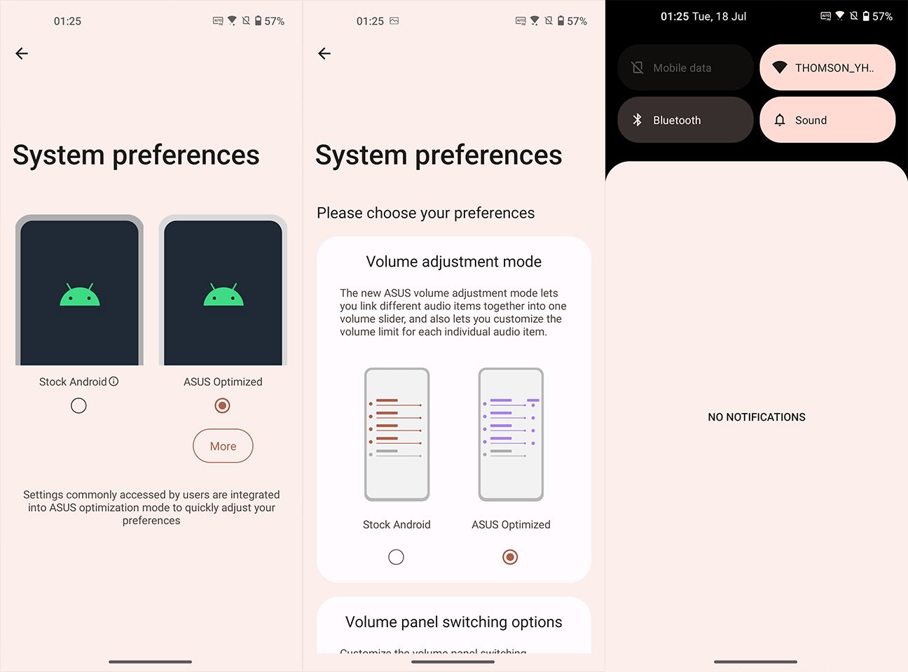 Interface Asus ZenFone 10