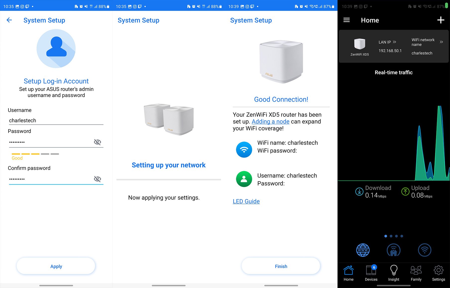 Configuration Asus ZenWifi XD5