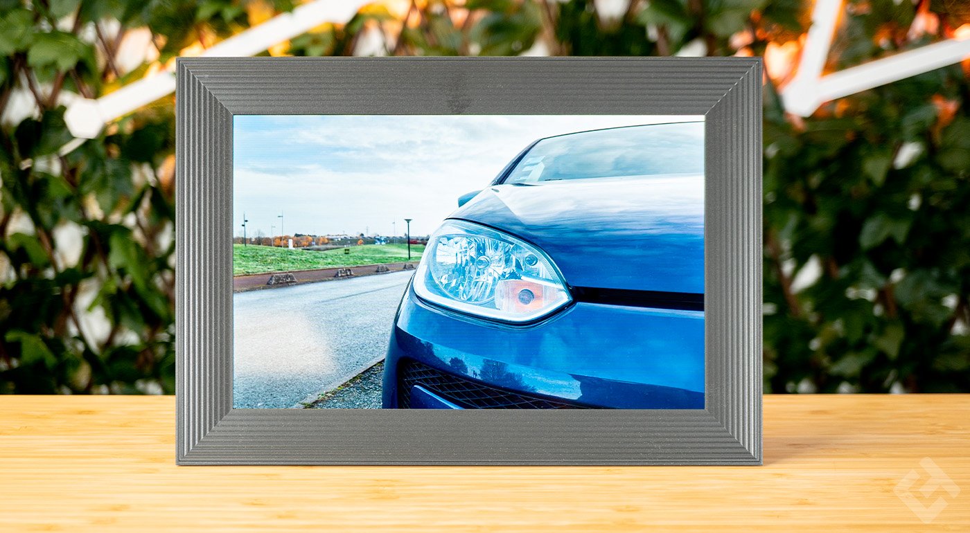 Écran du Aura Frames Carver