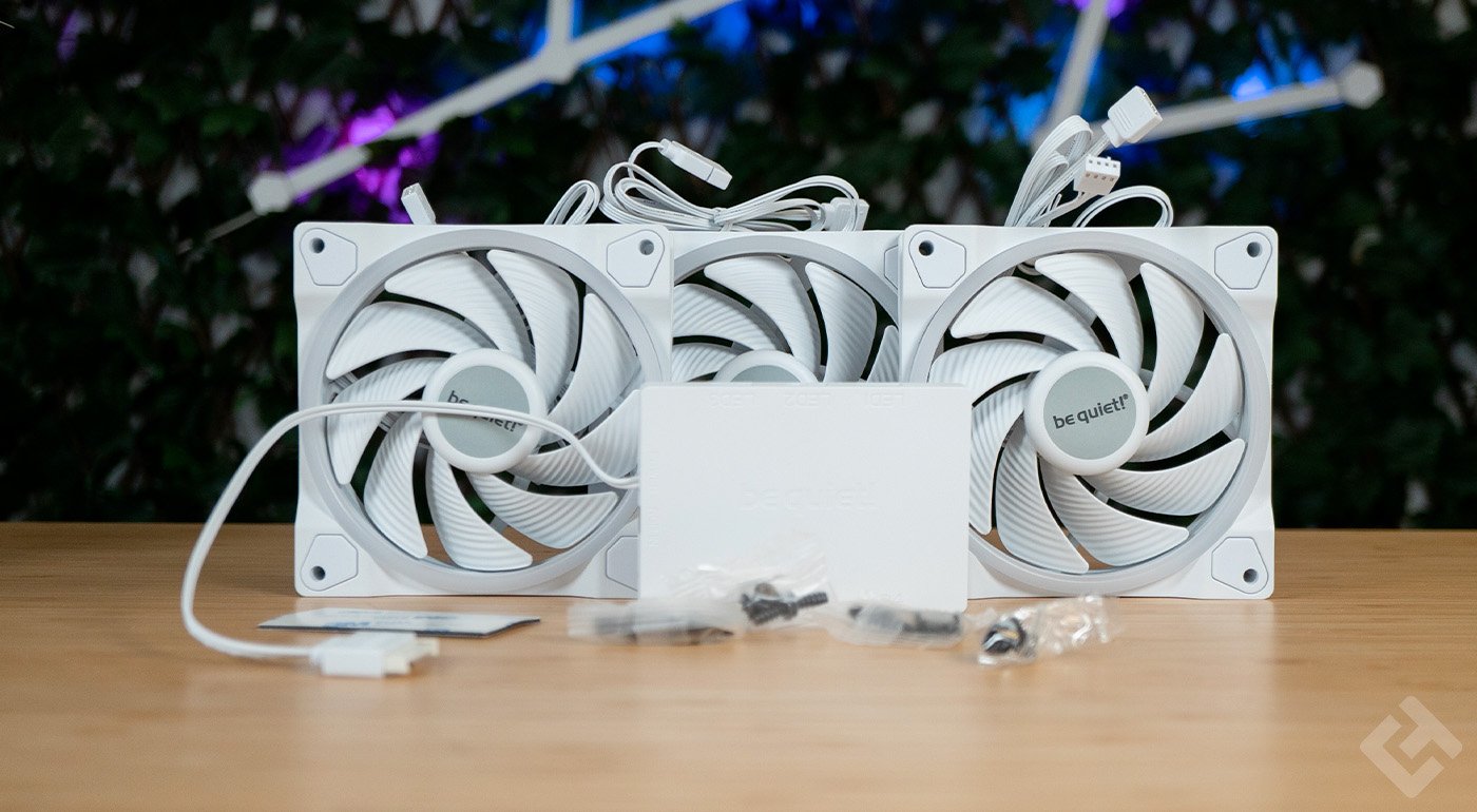 test be quiet light wings white 120 mm