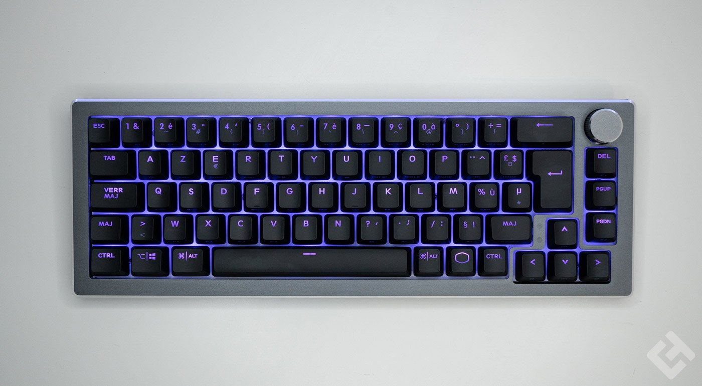 Test Cooler Master CK721 : Un clavier 65% RGB et très performant
