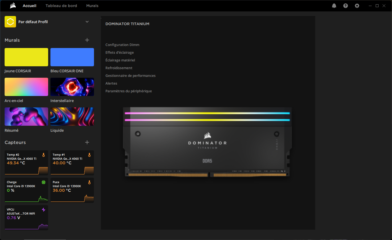 test corsair dominator platinium first edition