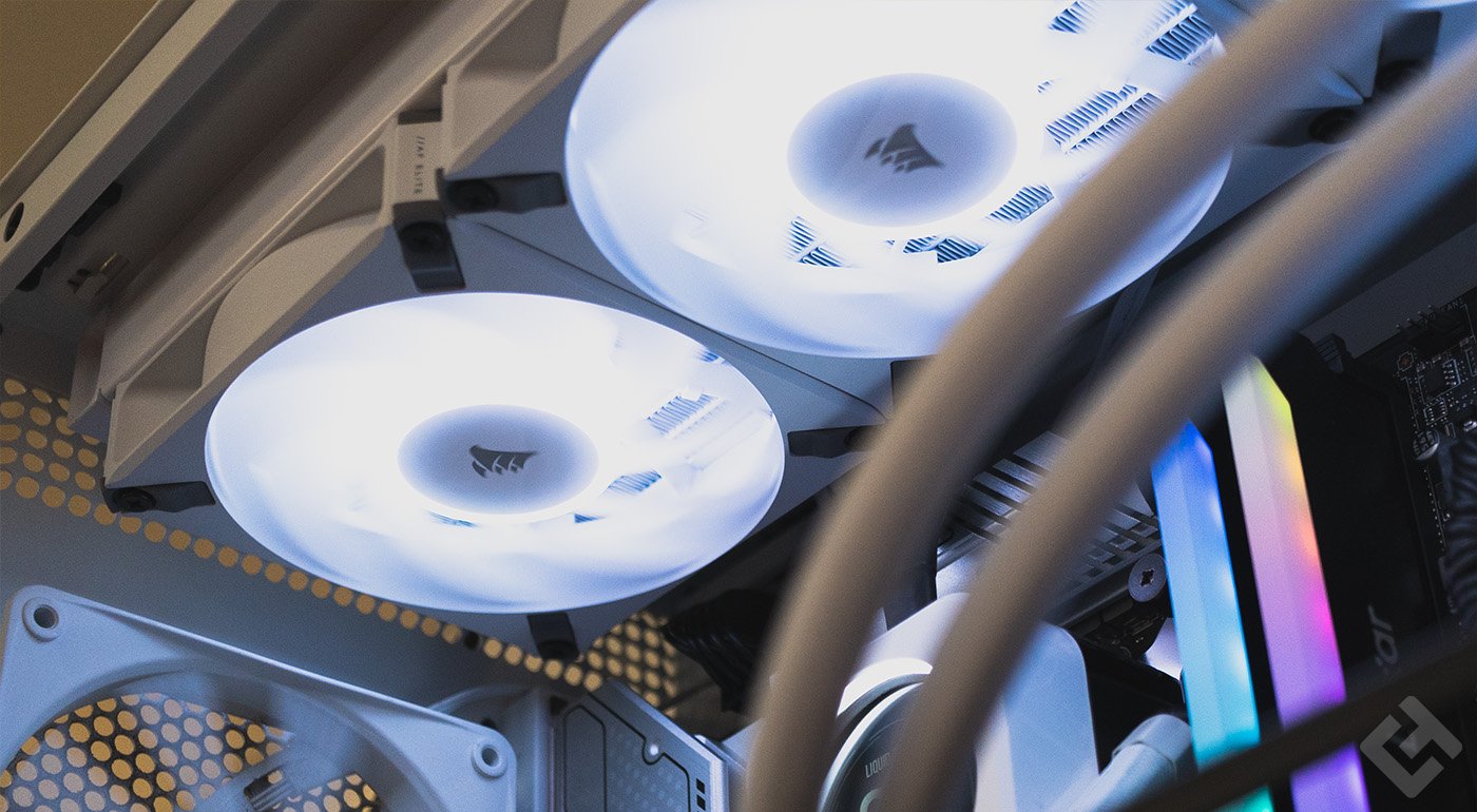 Test du Corsair iCUE H150i Elite LCD XT.