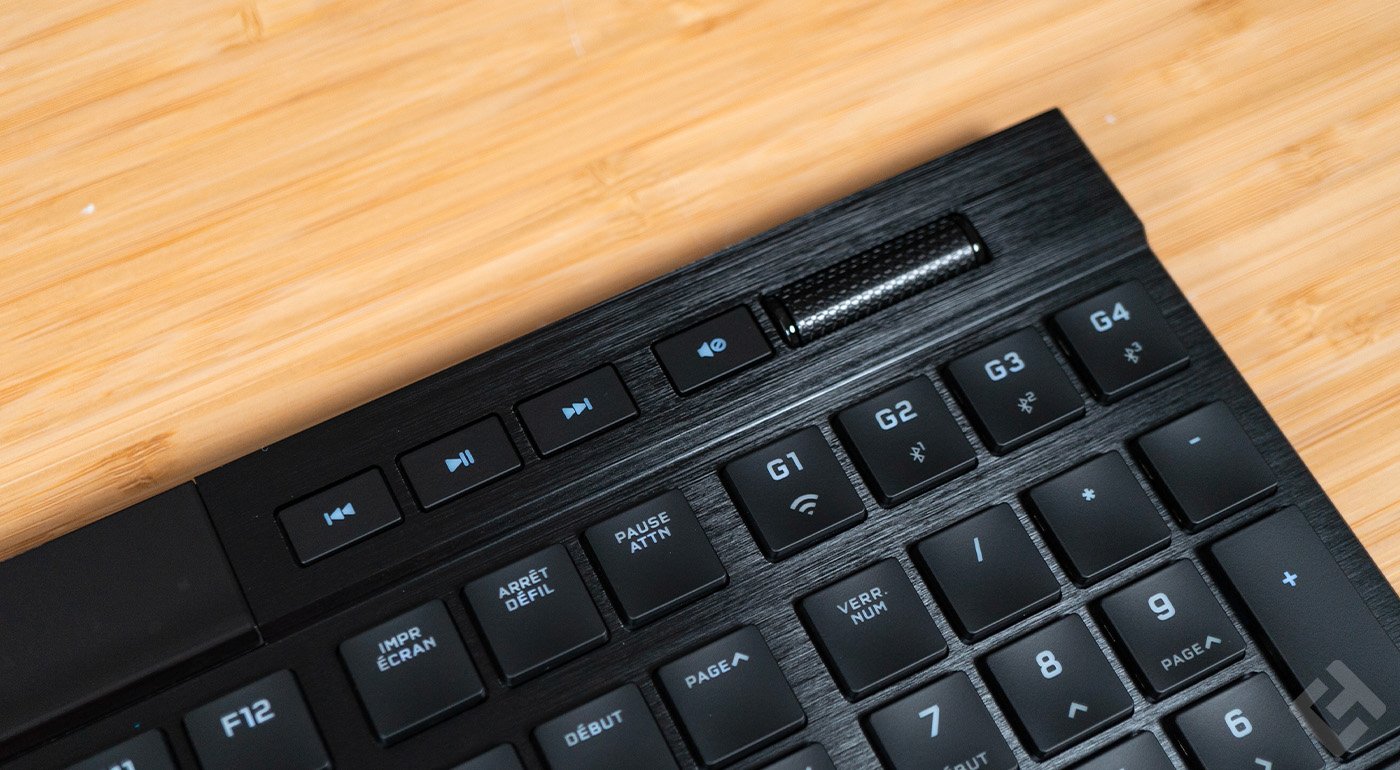 test du corsair k100 air