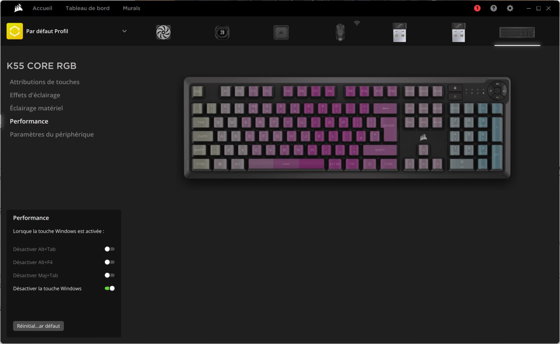 test corsair k55 core avis 15