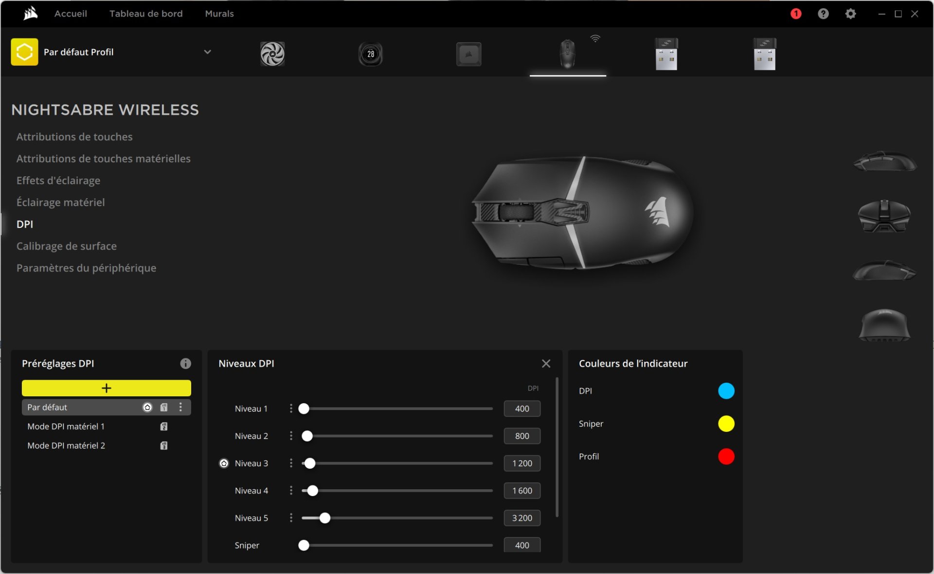 test corsair nightsabre wireless avis 14