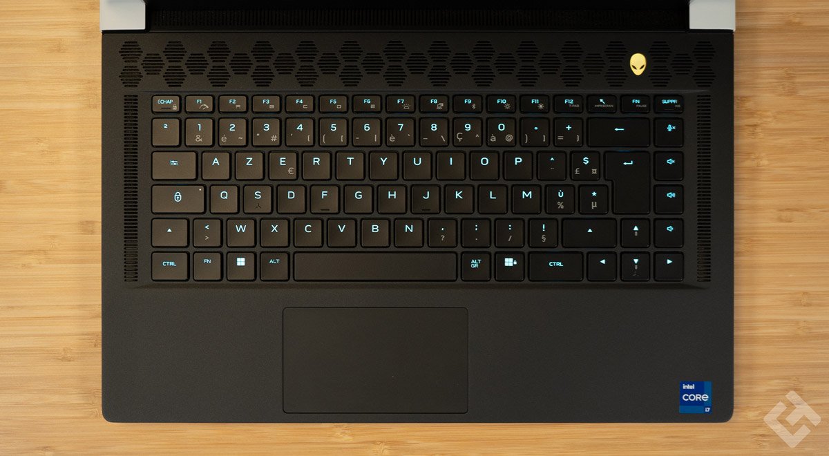 Clavier du Alienware X15 R2