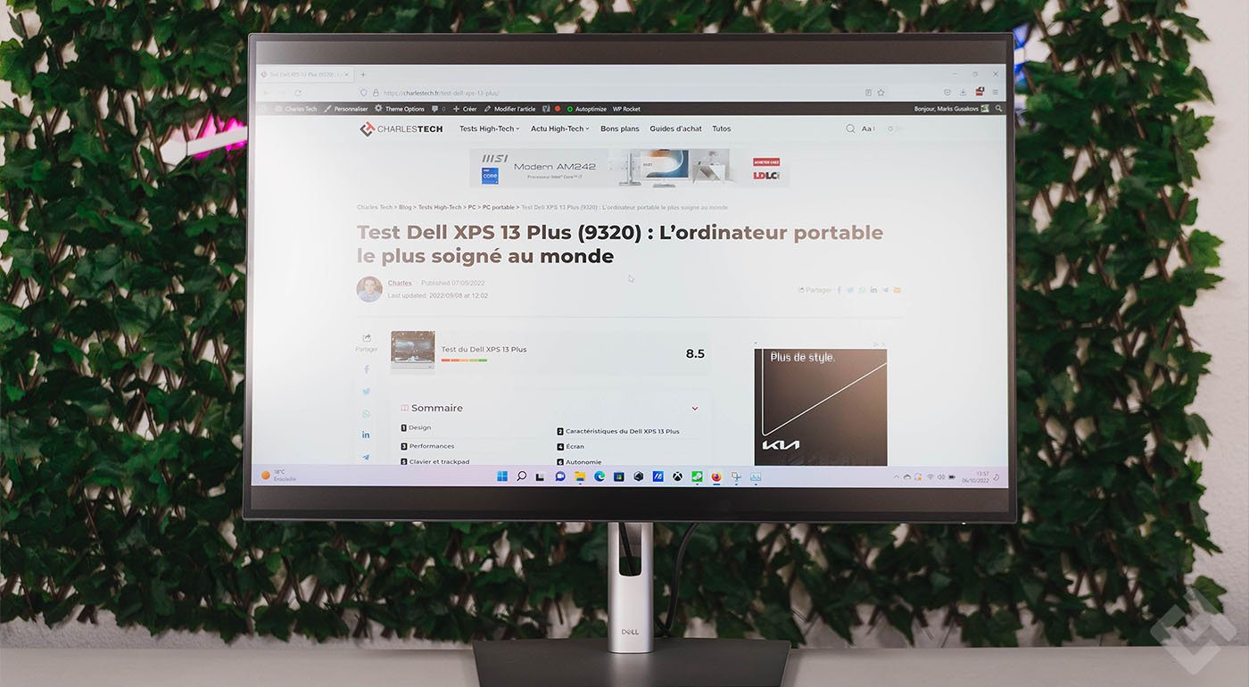 Design du du Dell UltraSharp 30 U3023E