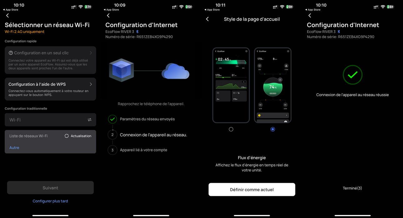 test ecoflow river 3 configuration