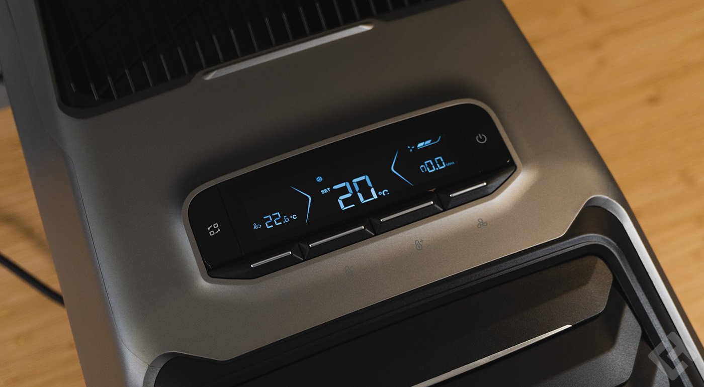 écran de la ecoflow wave 2