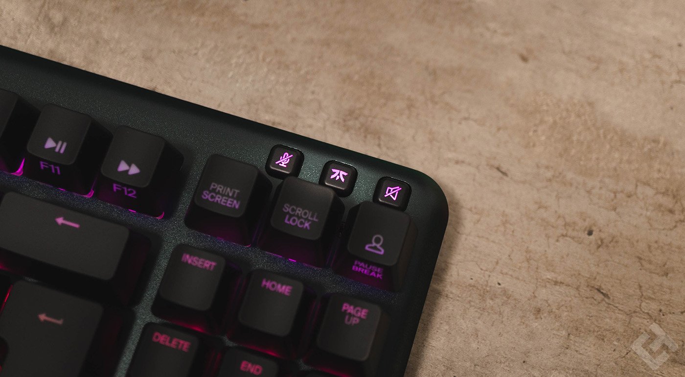 Boutons du Fnatic MiniStreak Silent