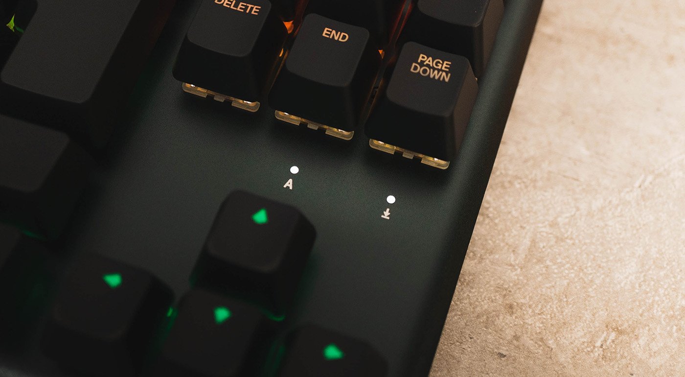 Indicateurs LED du Fnatic MiniStreak Silent