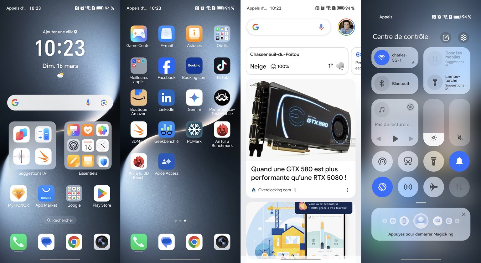 test honor magic7 pro interface