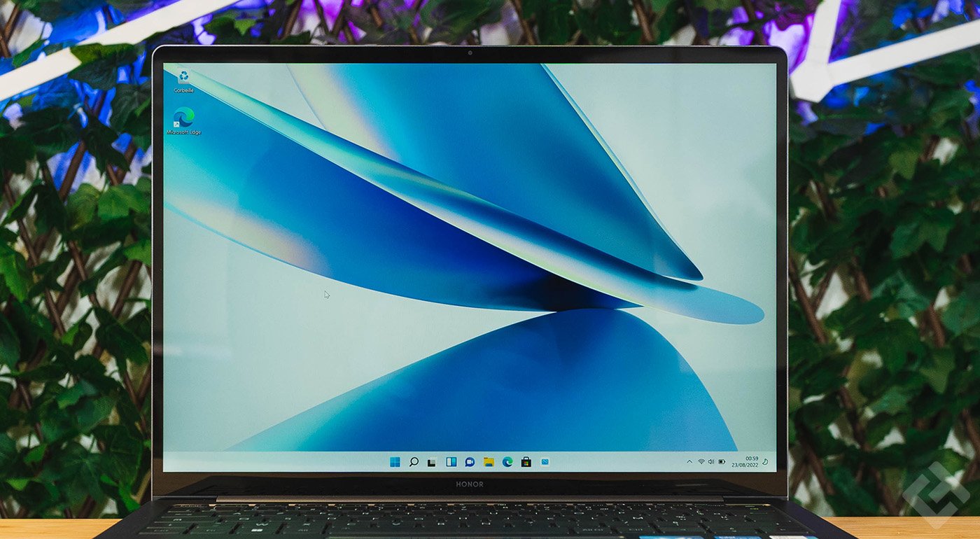 écran du Honor Magicbook 14 2022
