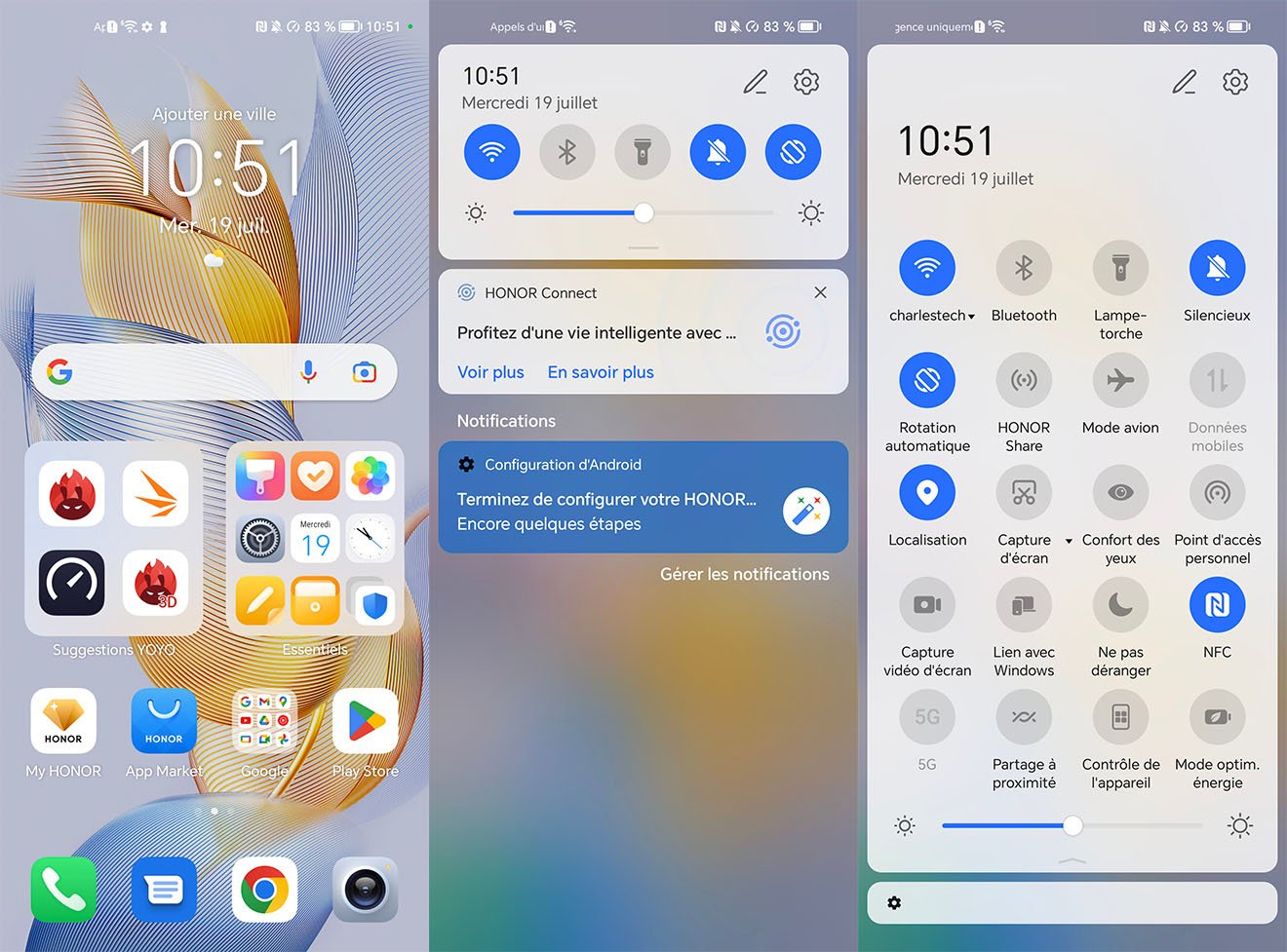 Interface Huawei 90