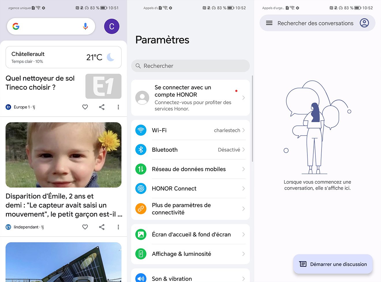 Interface Huawei 90