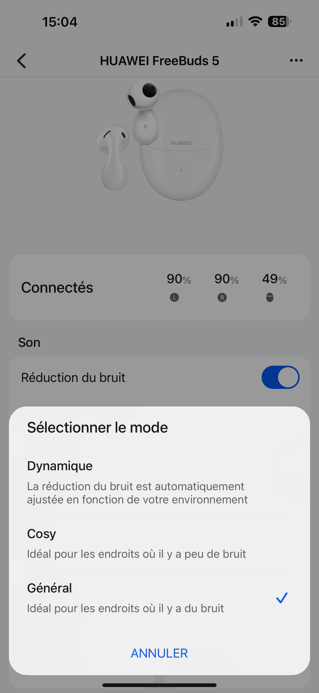 test des huawei freebuds 5