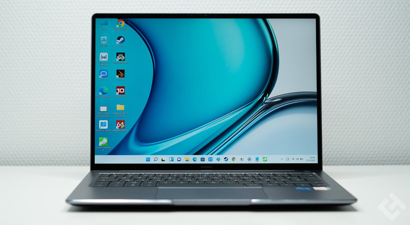 test du huawei matebook 14s