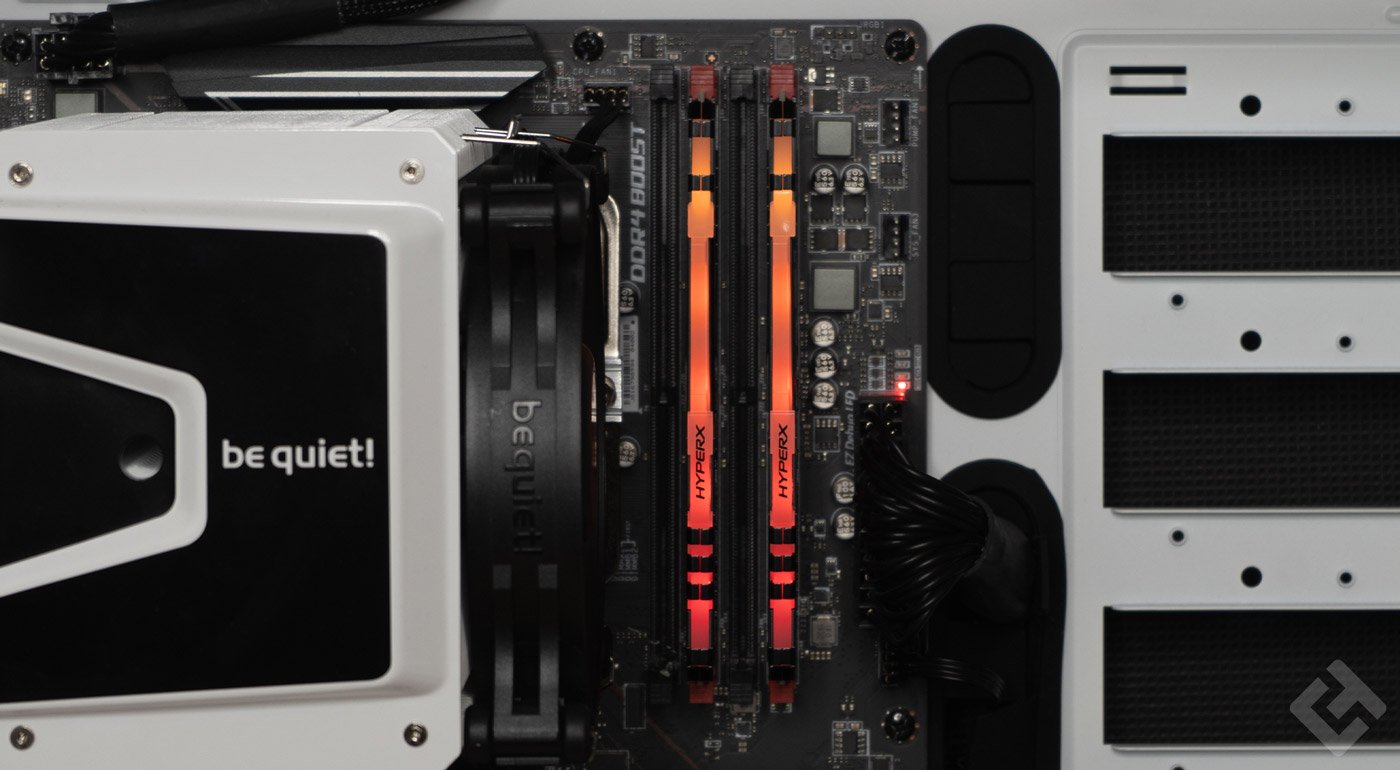 test ram hyperx fury rgb 32 Go