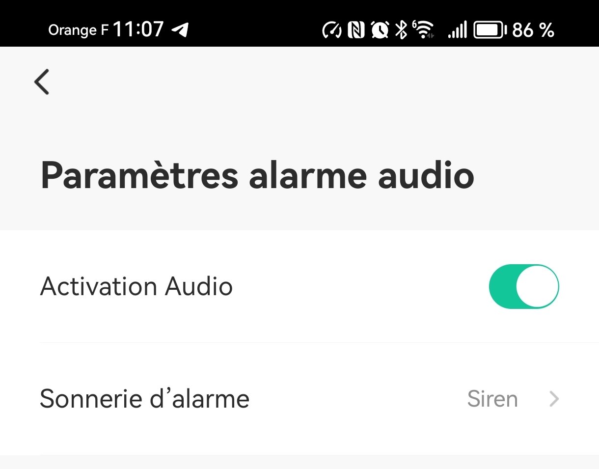 configuration de la imou rex 3D