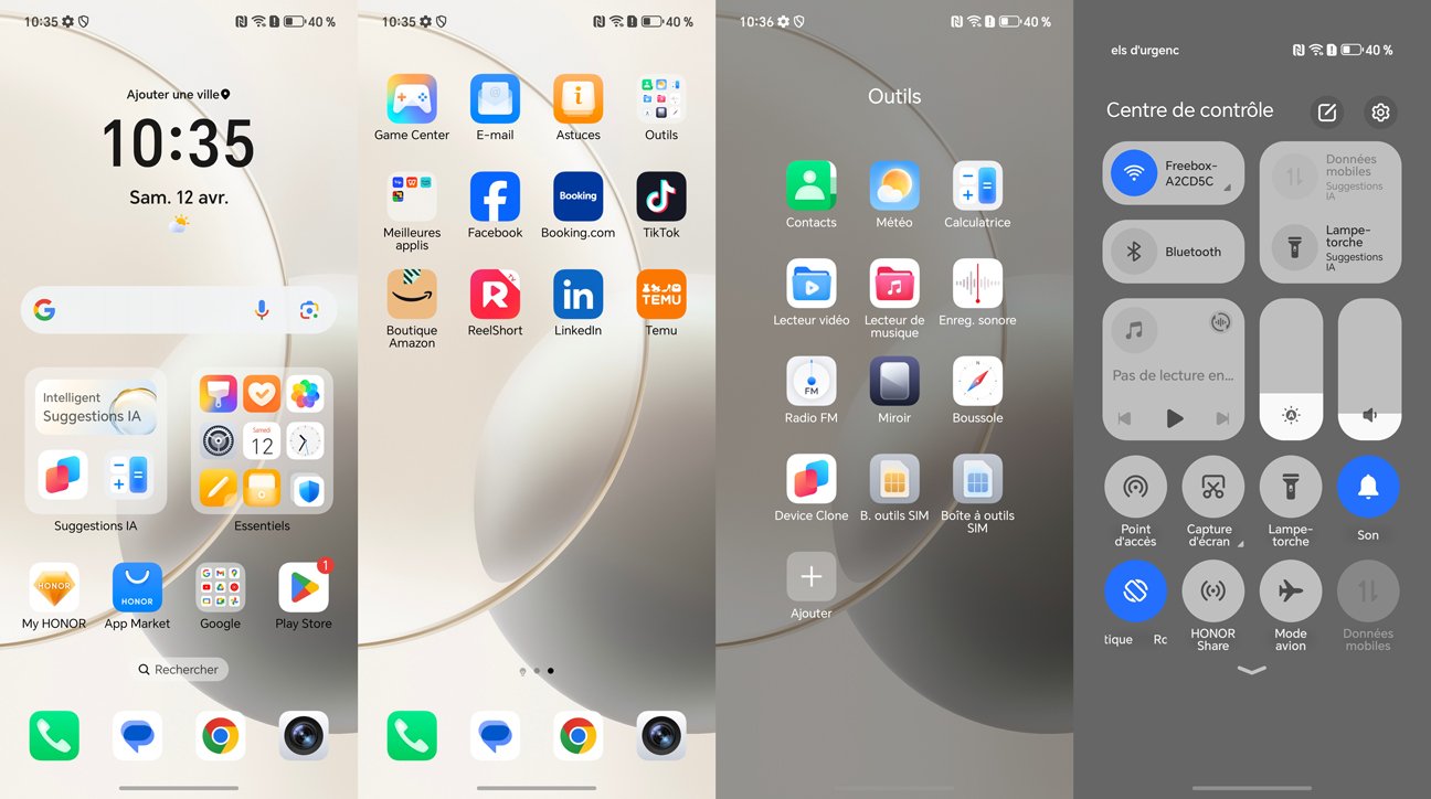 test du honor 400 lite