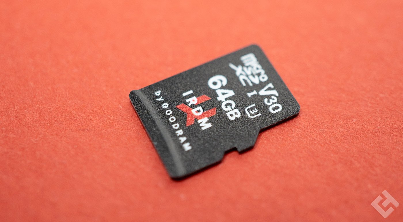 Test Goodram MicroCard IRDM 64Go : Une carte SD performante pas trop chère