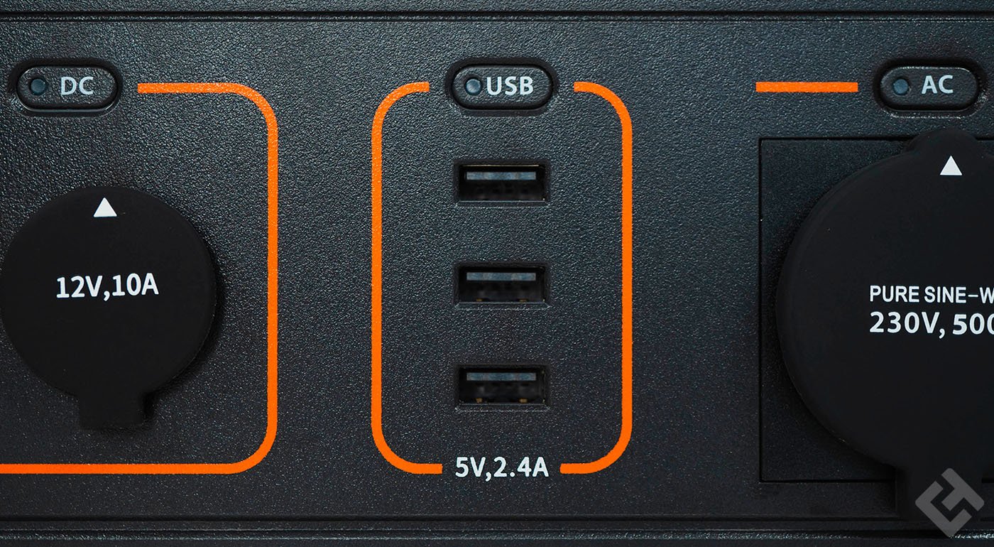 Connectiques Jackery explorer 500