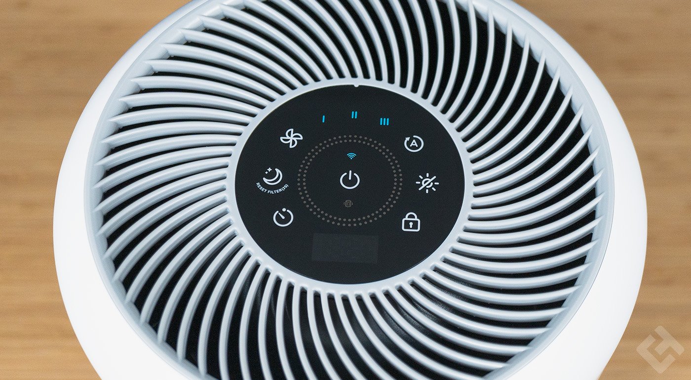 panneau de controle du levoit core 300S