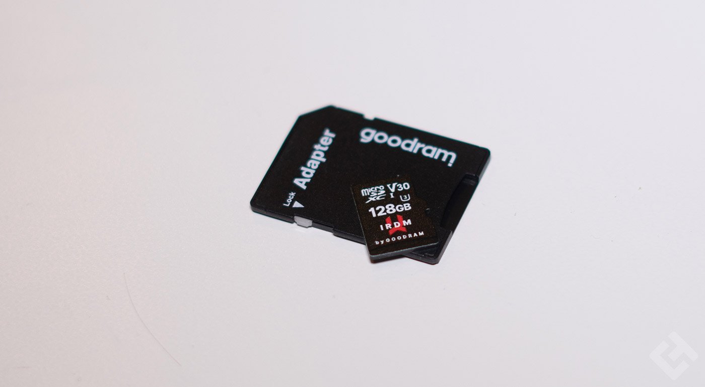 test carte sd goodram irdm