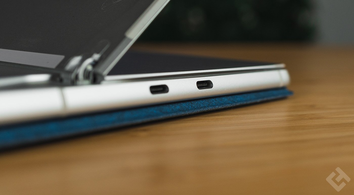Connecteurs USB-C de la Microsoft Surface Pro 9