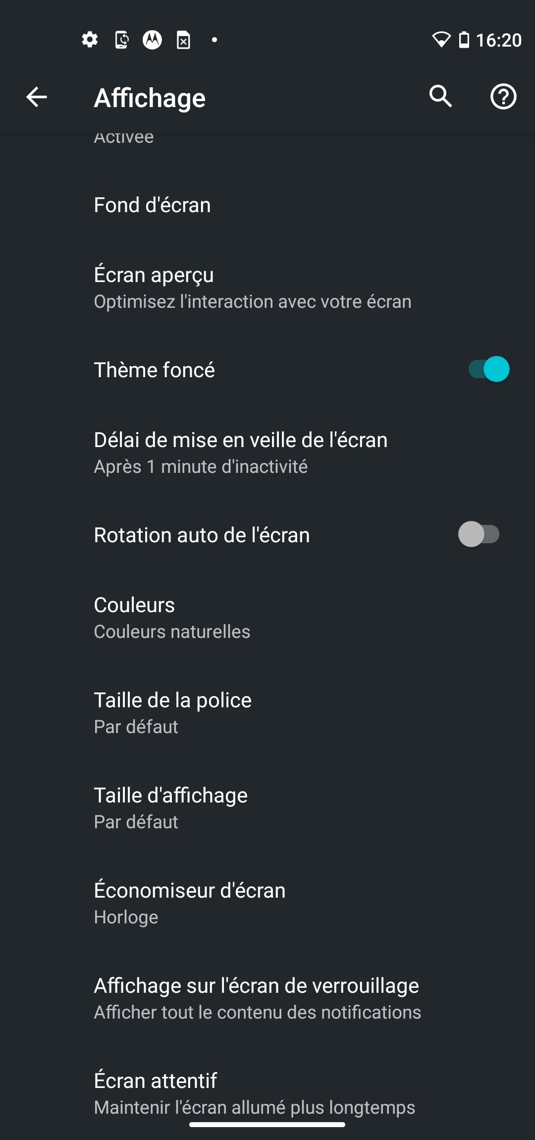 dark mode