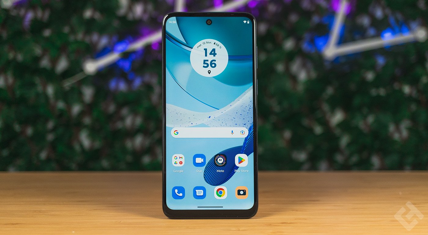 Écran du Motorola Moto G53
