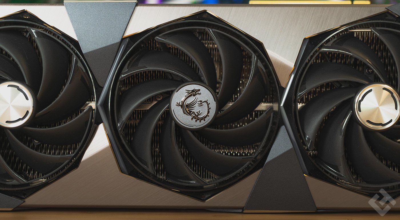 Ventilateur de la MSI GeForce RTX 4070 Ti Suprim X 