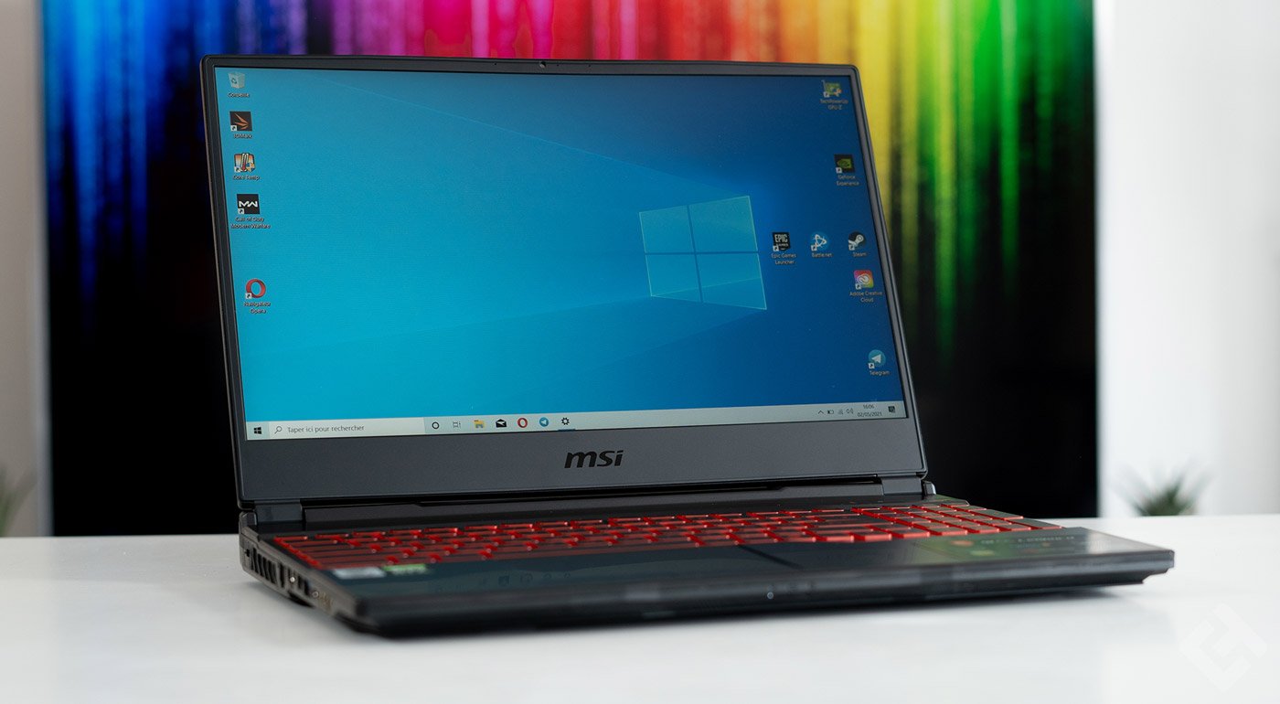 test du msi gl65 leopard