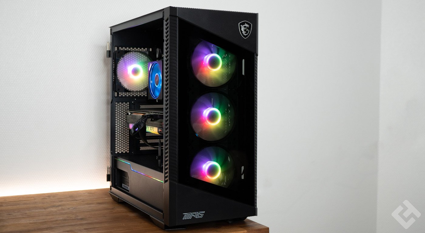 Test MSI MPG Velox 100R : Un boitier PC RGB et aux nombreux ventilateurs