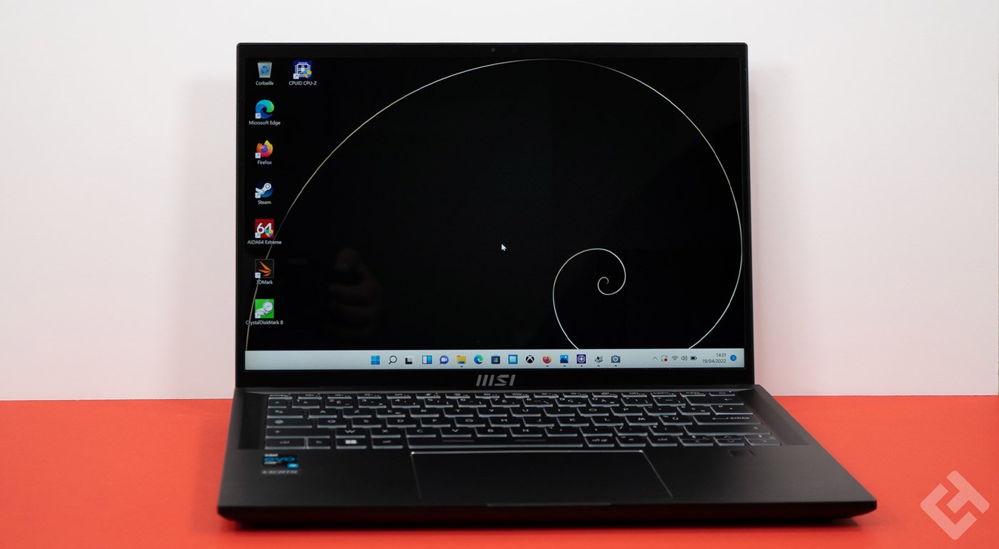 test du msi e14 evo a12m