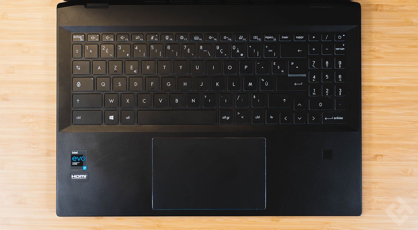 Clavier du MSI Summit E16FlipEvo A12MT