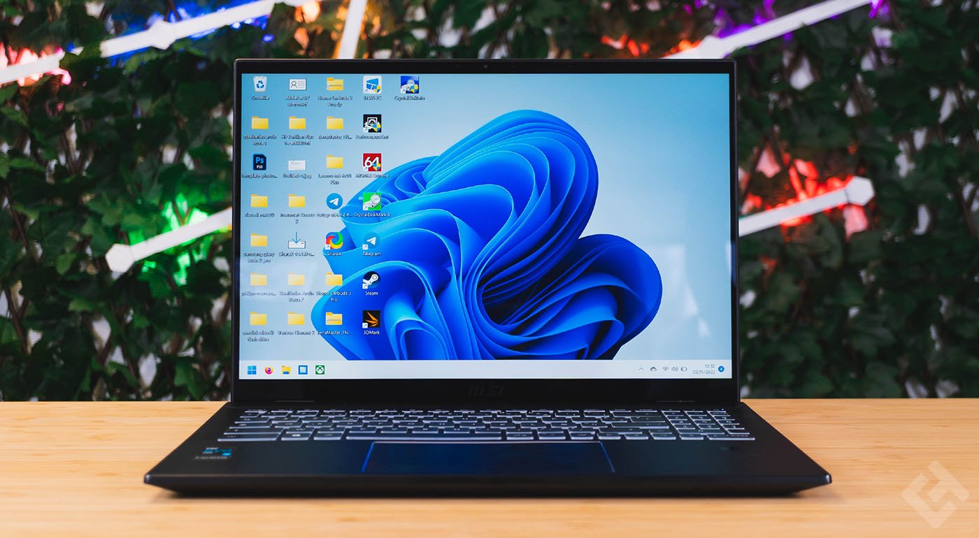Écran du MSI Summit E16FlipEvo A12MT