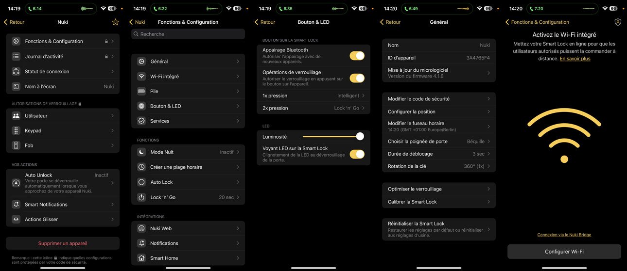 test nuki smartlock pro4 configuration 4