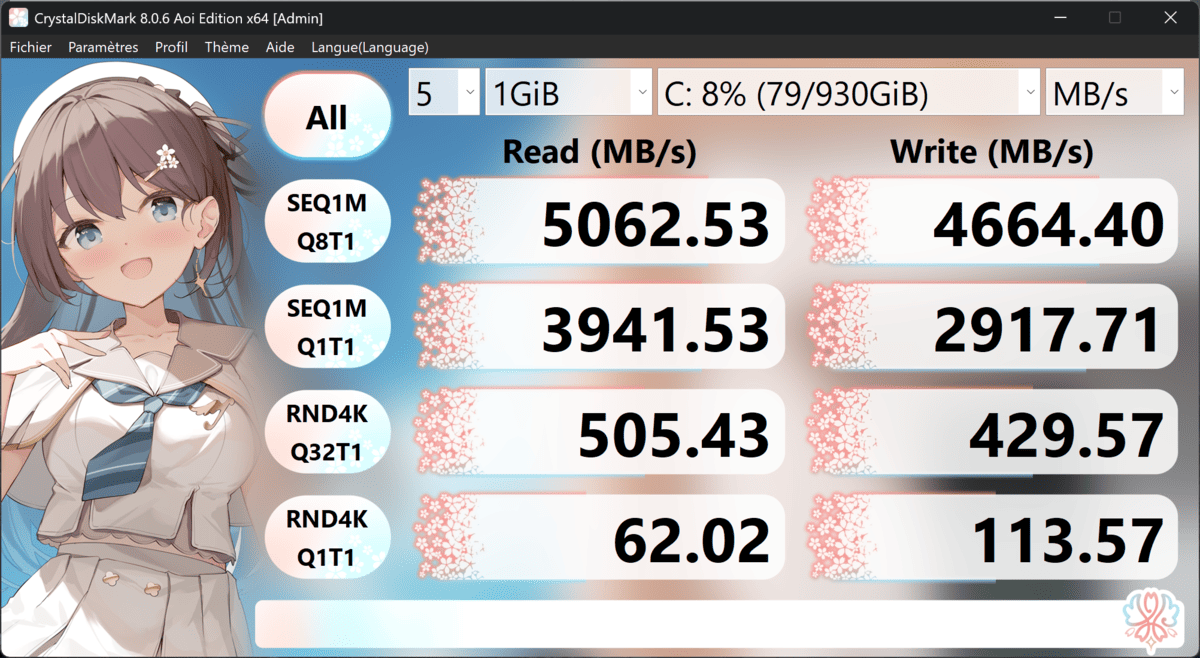 test performances benchmark dell xps 13 9350 (2)