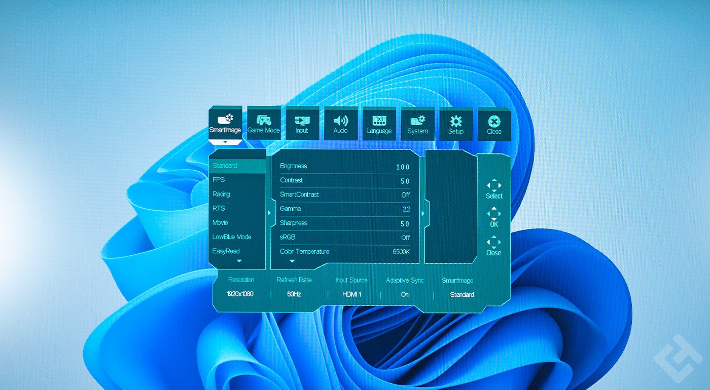 test du philips 25m2n5200P