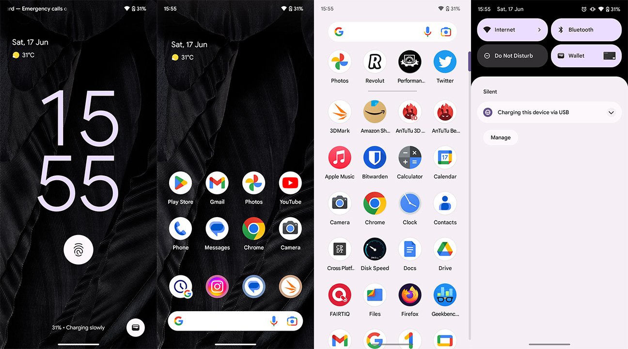 Interface Pixel 7a