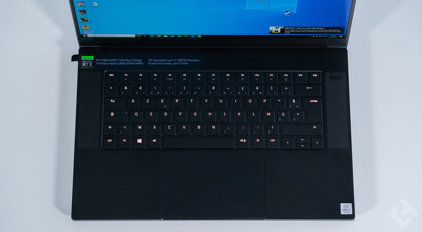 clavier du blade 15